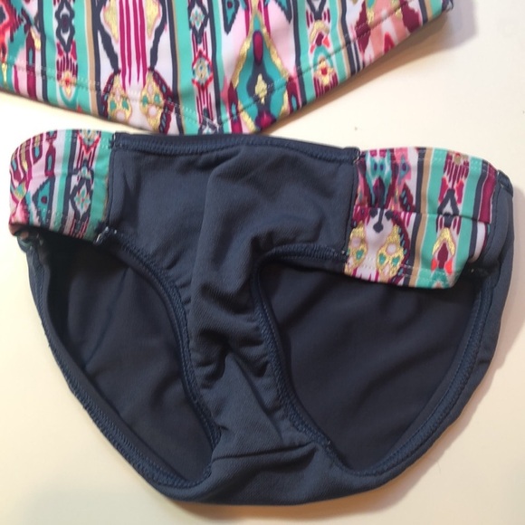 ART CLASS Aztec Multi  Color 2 piece Swimsuit Bathing Suit Tankini Girl's XS - Picture 16 of 16